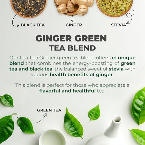 Green Tea Bags With Ginger (120 Count)