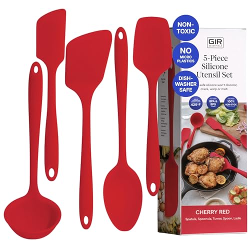 5 Piece Silicone Kitchen Utensils Set (5 Count)