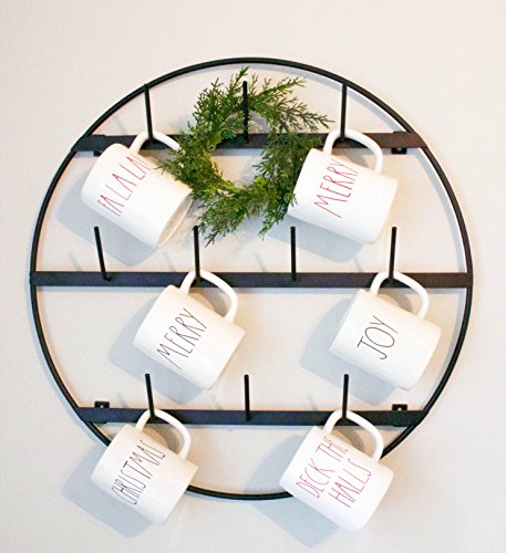 Mug Rack with Sturdy Steel Frame