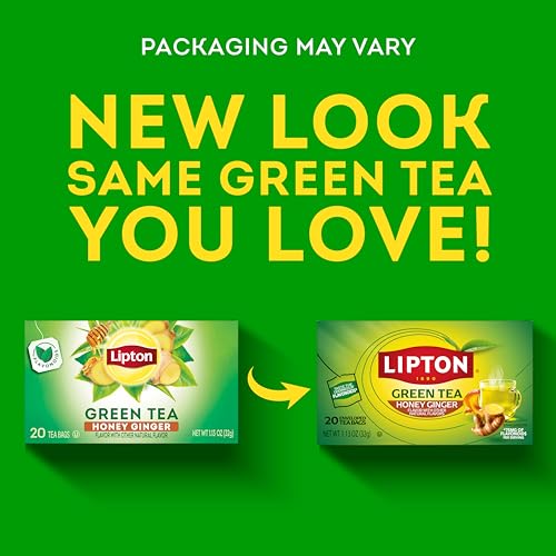 Honey Ginger Green Tea Bags 20 (20 Count)