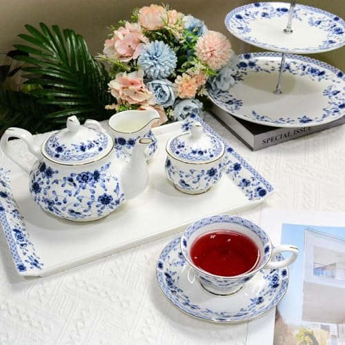 Bone China Tea Set for Adults