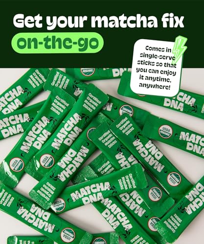 Certified Organic Matcha Powder Sticks