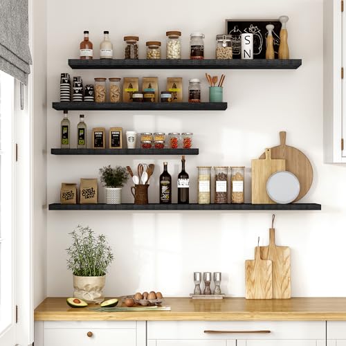 10 Inch Deep Floating Shelves 30x10” Set of 2 (2 Count)