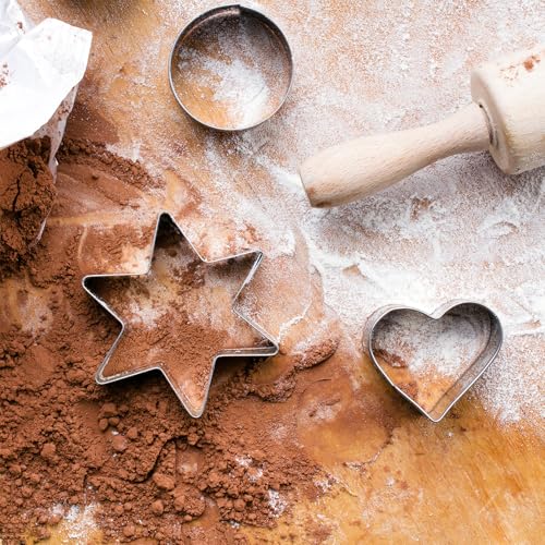 Metal Cookie Cutters Set 24 Pieces