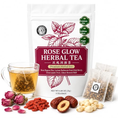 Beauty Glow Stress Relief & Relaxation Traditional Chinese Herbal Tea for Modern Wellness