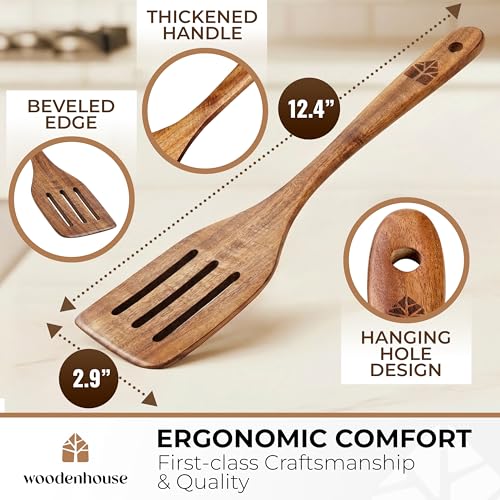 Wooden Spatula for Cooking (6 Count)