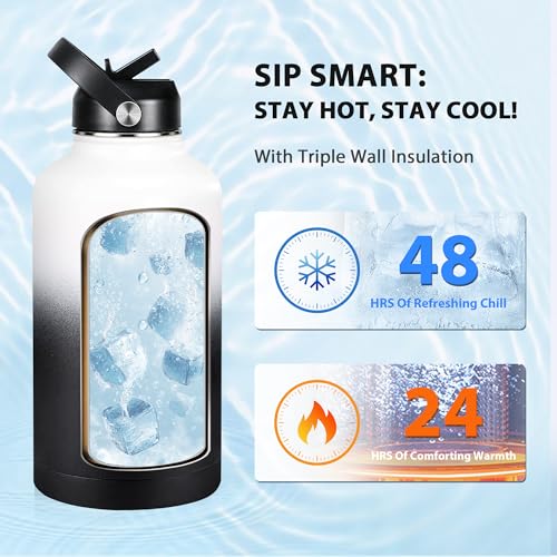 Insulated Water Bottle 64 oz