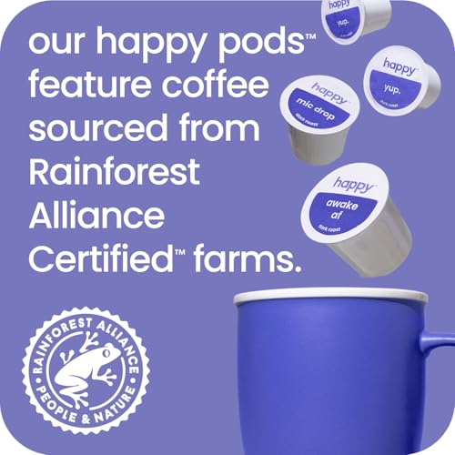 Happy Coffee Dark Roast Coffee Pods (22 Count)