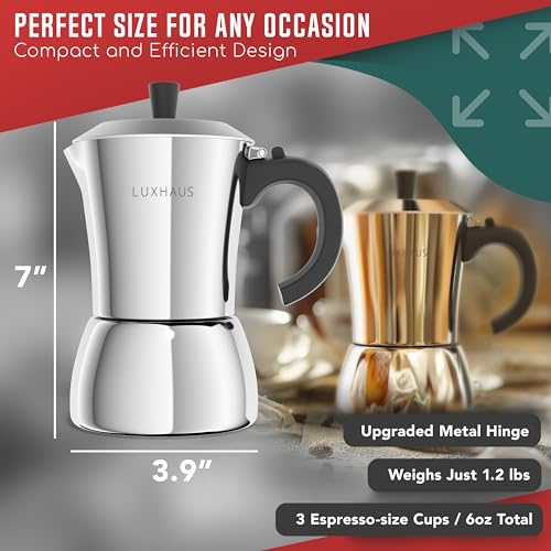 3 Cup Moka Pot (3 Count)