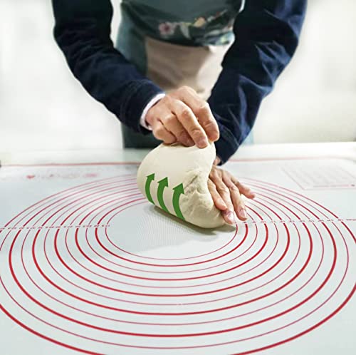 silicone pastry non stick baking mat with measurement fondant mat with multiple sizes for silicone baking mat