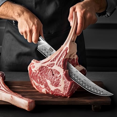 Butcher Knife in High Carbon Powder Steel