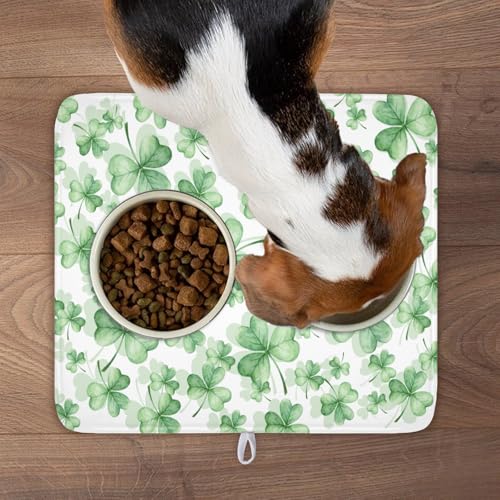 St Patrick's Day Dish Drying Mat for Kitchen Counter