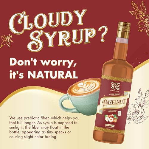 Sugar Free Hazelnut Coffee Syrup (25.4 Fl Oz)