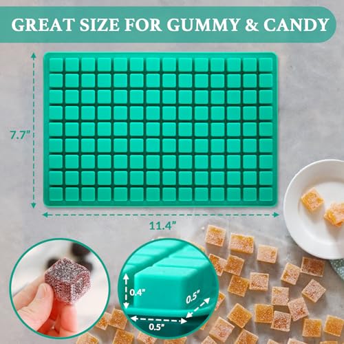 Square Gummy Molds Silicone (3 Count)