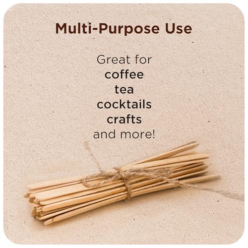 Birch Wood Coffee Stirrers
