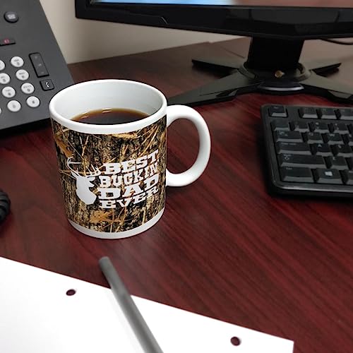 Best Buckin Dad Ever Camo 11oz Coffee Mug (2 Count)