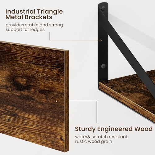 Floating Shelves for Wall (2 Count)