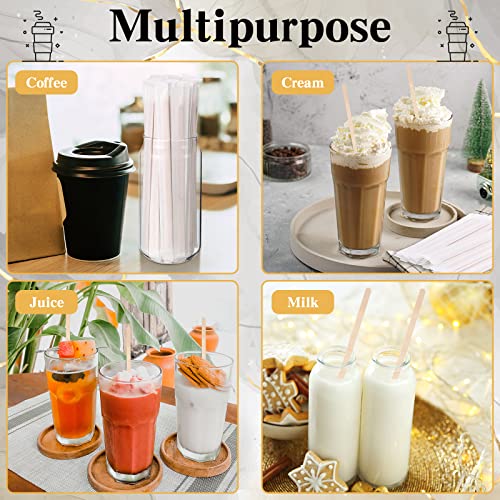 3000 Pcs Individually Wrapped Wooden Coffee Stirrers (3000 Count)