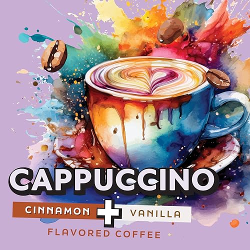 Coffee Pods Vanilla Cream and Cinnamon Flavored Coffee for Keurig K Cup Brewers (40 Count)