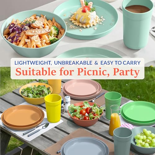 Unbreakable Large Cereal Bowls Set of 6