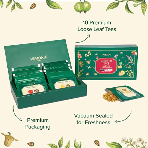 Assorted Loose Leaf Chai Tea Sampler (3.5 Ounce)