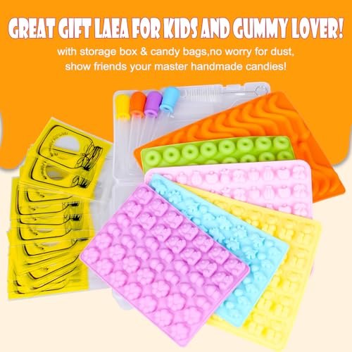 Gummy Bear Molds Silicone 37PCS Set