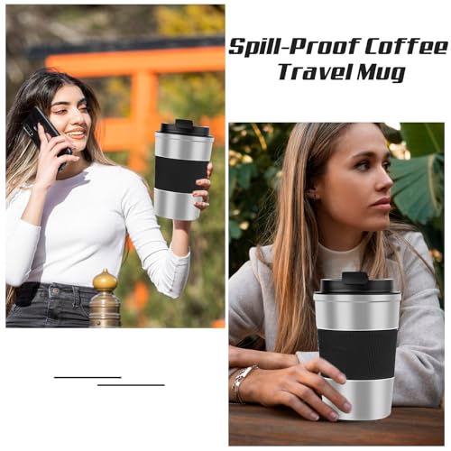 Vacuum Insulated Stainless Steel Travel Coffee Mug