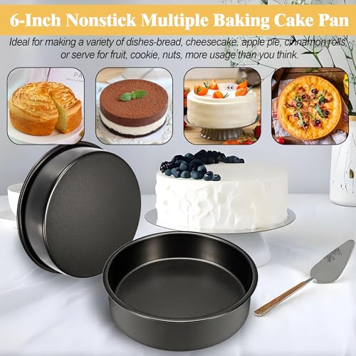 6 Inch Cake Pans (3 Count)