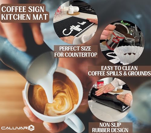 Coffee Bar Mat for Countertop