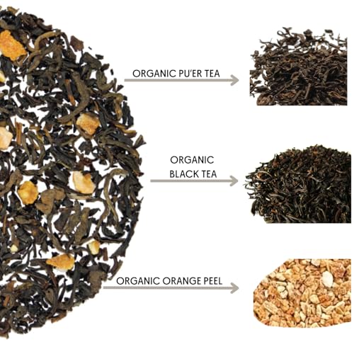 Organic Morning Mojo Black Tea with Vanilla and Citrus for Energy (15 Count)