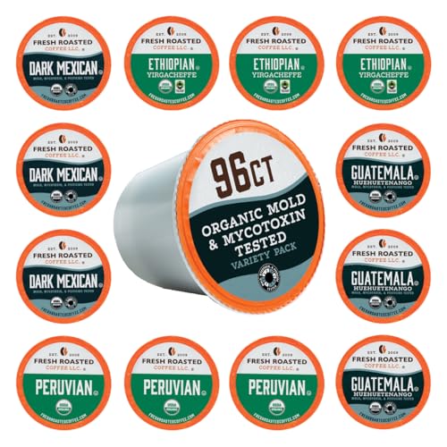 Organic Mold & Mycotoxin Tested Variety Pack K (96 Count)