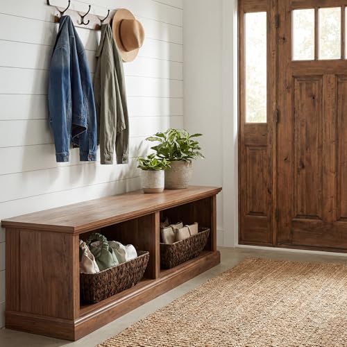 Wicker Baskets for Shelves (2 Count)
