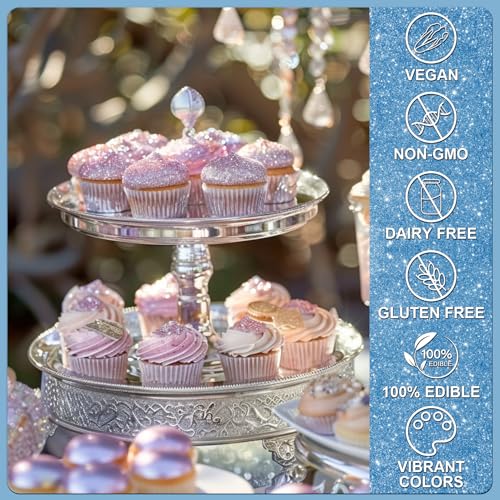Navy Blue Edible Glitter