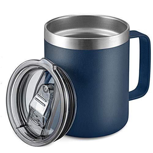 12 oz Insulated Travel Coffee Mug with Handle