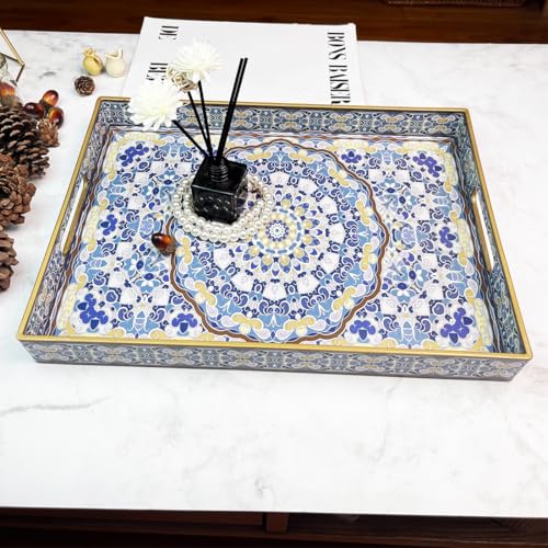 Blue Decorative Tray