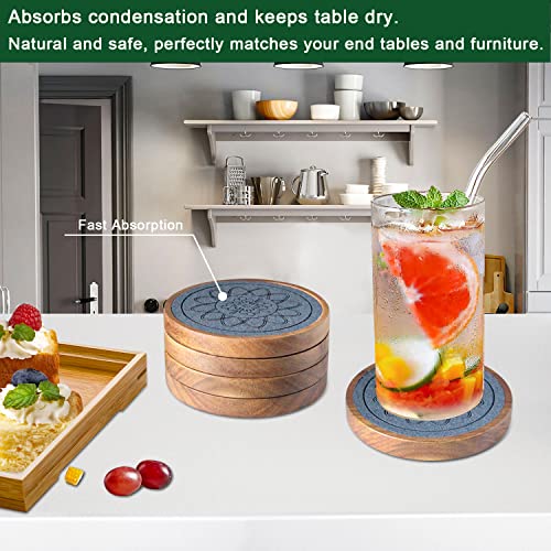 Wood Coasters for Drinks