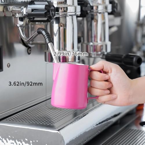 12oz Milk Frothing Pitcher Stainless Steel Espresso Steaming Jug