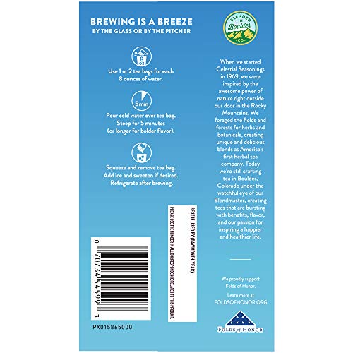Cold Brew Half & Half Iced Tea Bags 18 Tea Bags (18 Count)