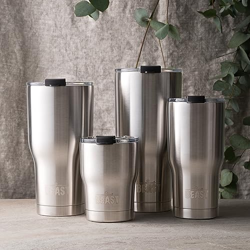 Beast 10 oz Tumbler Stainless Steel Vacuum Insulated Coffee Ice Cup Double Wall Travel Flask