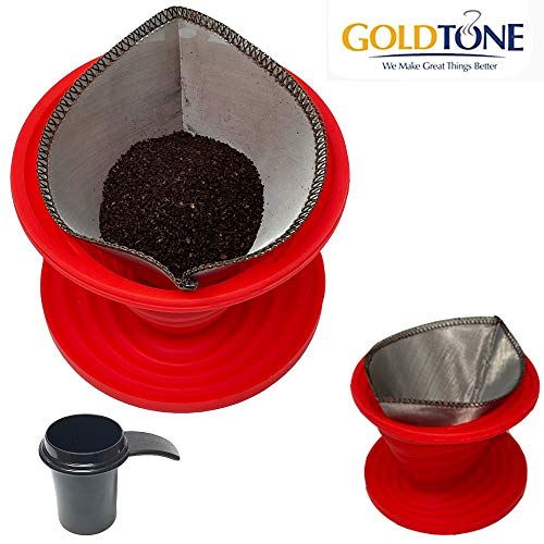Collapsible Silicone Portable Reusable Coffee Dripper w