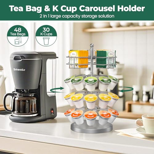 K Cup Holder Coffee Pod Organizer Carousel for Countertop