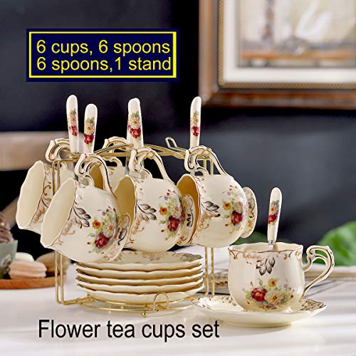 Tea Cups and Saucers Set of 6