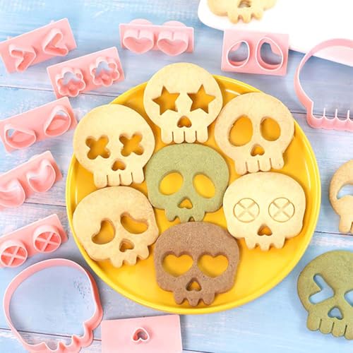Mini Skull Cookie Cutter Set (17 Count)