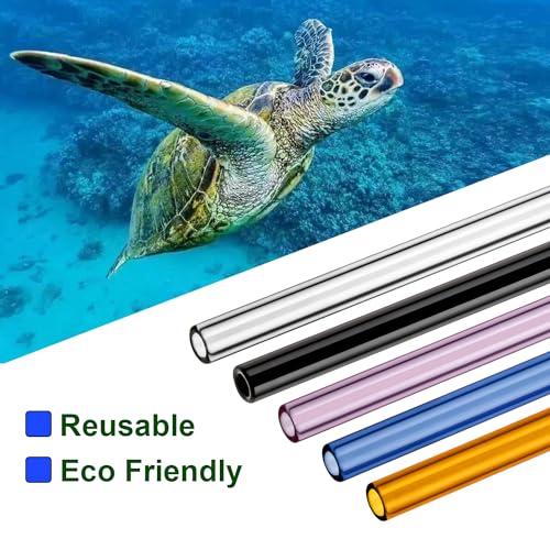 Reusable Glass Straws Bent (4 Count)