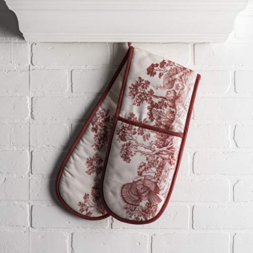 Double Oven Mitts 100% Cotton Double Oven Glove