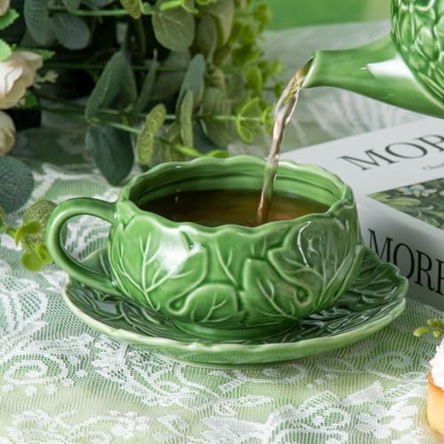 Tea Cups and Saucers Set of 2 (2 Count)