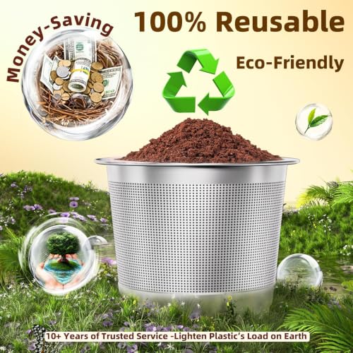 4 Pack Reusable K Cups Coffee Pods for Keurig 1.0 (4 Count)