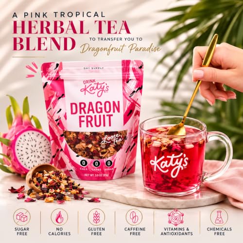 Katy’s Dragonfruit Loose Leaf Tea (3 Ounce)