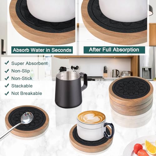 Wood Coasters for Drinks