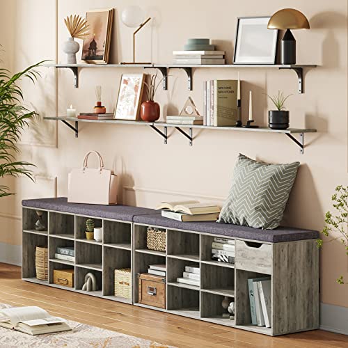 Long Wall Shelves (2 Count)